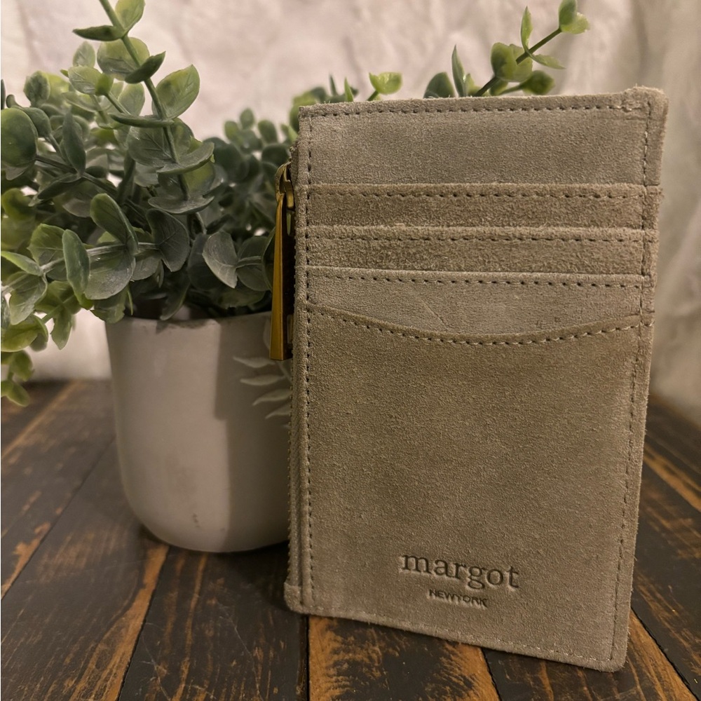 Margot Suede Card Holder